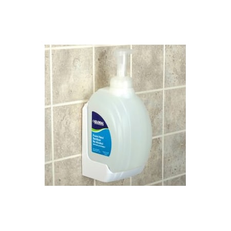 Kutol Products Wall Mount Bracket for Global 32 oz. Hand Soap/Sanitizer - White 641461WH